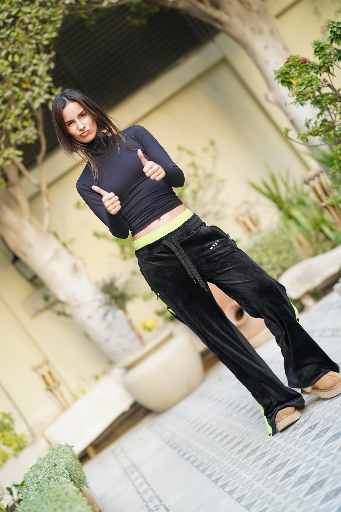 VelvetMystique® Onyx Glow Pants